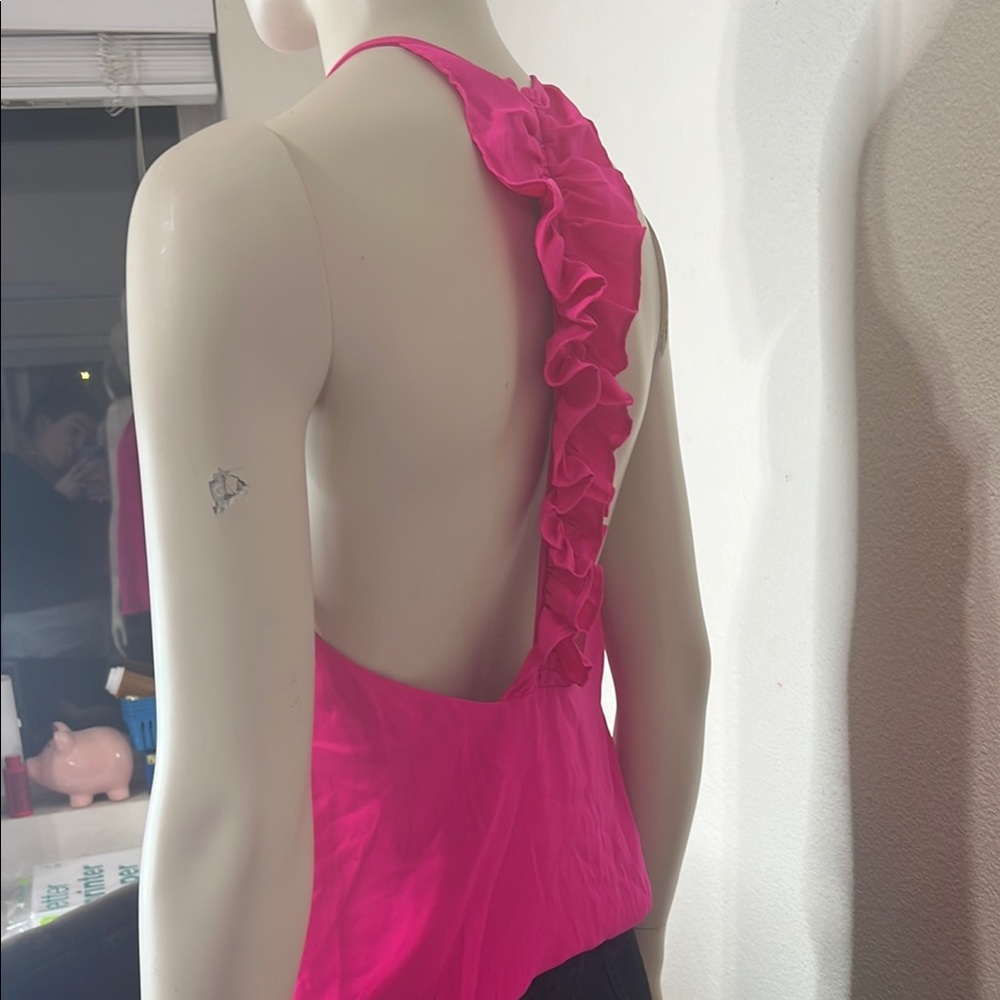 Naked Zebra Ruffle Back Top - Picture 2 of 2